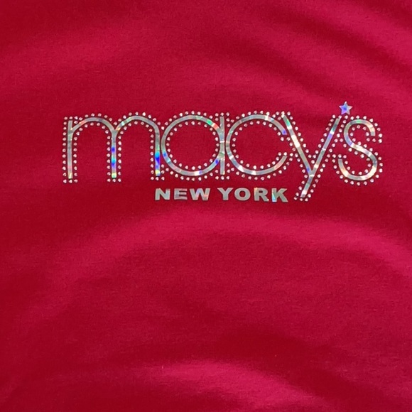 Macy's Vibrant Red Short Sleeve Tee - Picture 2 of 2